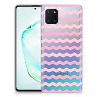 Samsung Galaxy Note 10 Lite | TPU bumper | Waves Roze