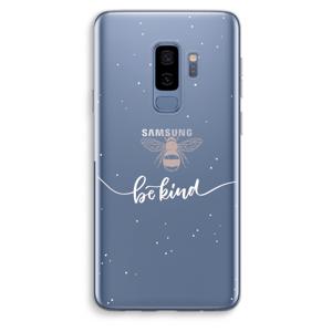 Be(e) kind: Samsung Galaxy S9 Plus Transparant Hoesje