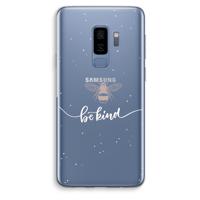 Be(e) kind: Samsung Galaxy S9 Plus Transparant Hoesje - thumbnail