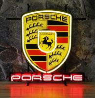 Porsche Logo Neon Verlichting - 55 x 57 cm