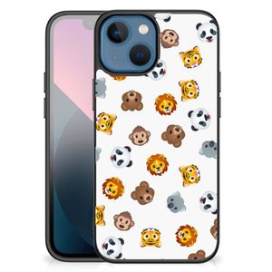 Back Case voor Apple iPhone 13 mini Dieren Emojis