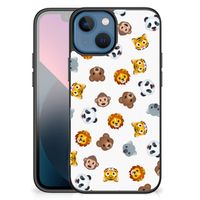 Back Case voor Apple iPhone 13 mini Dieren Emojis - thumbnail