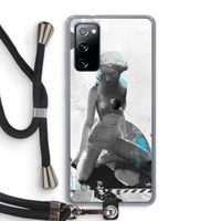 I will not feel a thing: Samsung Galaxy S20 FE / S20 FE 5G Transparant Hoesje met koord