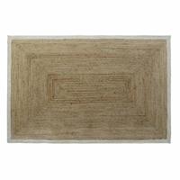 Tapijt DKD Home Decor Wit Lichtbruin Scandi 160 x 230 x 1 cm