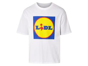 LIVERGY Heren t-shirt met Lidl-motief (L (52/54), Wit)