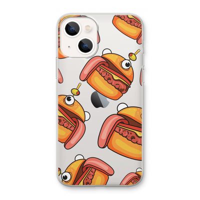 Hamburger: iPhone 13 mini Transparant Hoesje