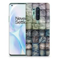 Silicone Back Cover OnePlus 8 Pro Spijkerbroeken