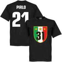 Juventus 31 Campione T-Shirt + Pirlo 21