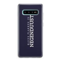 Blijve plakken in Negenduust: Samsung Galaxy S10 Plus Transparant Hoesje