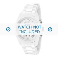 Armani horlogeband AR1404 Keramiek Wit 18mm
