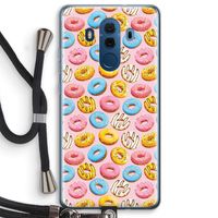 Pink donuts: Huawei Mate 10 Pro Transparant Hoesje met koord
