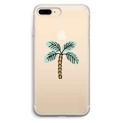 Palmboom: iPhone 7 Plus Transparant Hoesje