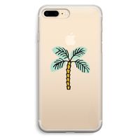 Palmboom: iPhone 7 Plus Transparant Hoesje