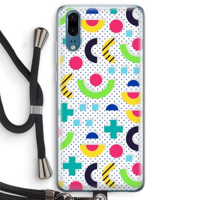 8-bit N°1: Huawei P20 Transparant Hoesje met koord