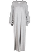 extreme cashmere May mélange-effect maxi dress - Gris - thumbnail