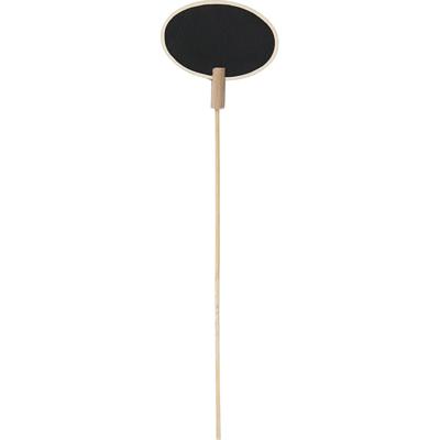 Creativ Company Bord op een stok, afm 7,3x5 cm, dikte 3 mm, 5 stuk/ 1 doos