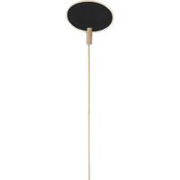 Creativ Company Bord op een stok, afm 7,3x5 cm, dikte 3 mm, 5 stuk/ 1 doos