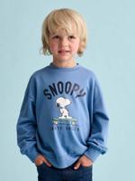 Snoopy Peanuts® jongenssweater chambrayblauw Snoopy Peanuts® jongenssweater chambrayblauw
