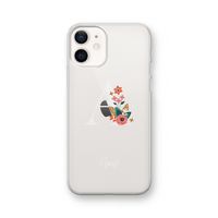 Pink Bouquet: iPhone 12 Transparant Hoesje