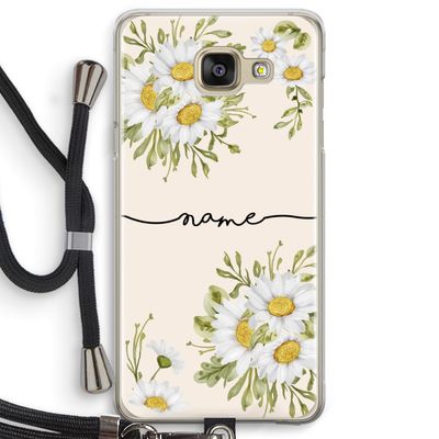 Daisies: Samsung Galaxy A5 (2016) Transparant Hoesje met koord
