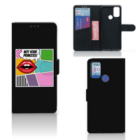 Alcatel 1S (2021) Wallet Case met Pasjes Popart Princess - thumbnail