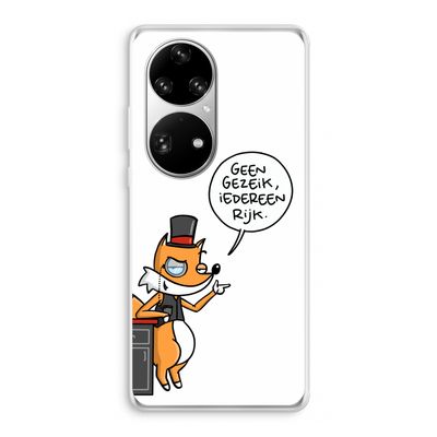 Geen Gezeik: Huawei P50 Pro Transparant Hoesje