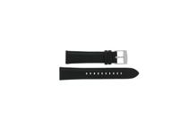 Horlogeband Fossil FS4840 Leder Zwart 20mm