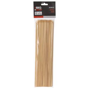 Sateprikkers - 100x - bamboe hout - 30 cm - barbecue spiezen - satestokjes   -