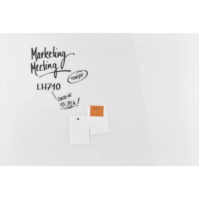 magnetoplan 13408000 Glazen magneetbord (b x h) 1500 mm x 1000 mm Wit