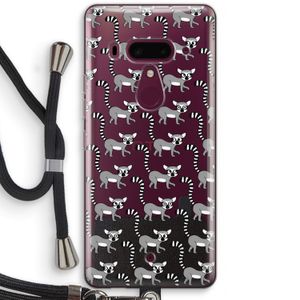 Makis: HTC U12+ Transparant Hoesje met koord