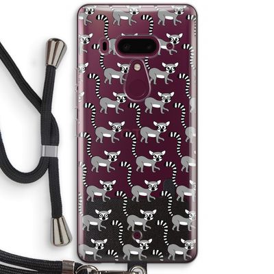 Makis: HTC U12+ Transparant Hoesje met koord