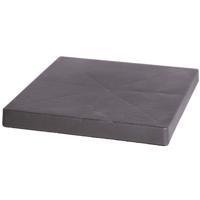 Prosperplast Plantenonderzetter - antraciet - 40 cm - kunststof - multiroller
