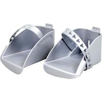 Polisport set voetenbakjes boodie/buitenbandbly maxi zilver
