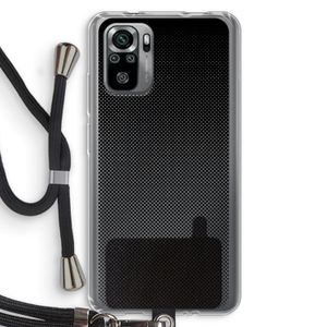 Musketon Halftone: Xiaomi Redmi Note 10S Transparant Hoesje met koord