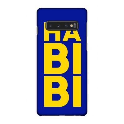 Habibi Blue: Samsung Galaxy S10 4G Volledig Geprint Hoesje