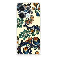 Siliconen Hoesje OPPO Reno8 Pro Barok Flower Siliconen Hoesje OPPO Reno8 Pro Barok Flower