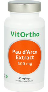 VitOrtho Pau d'Arco Extract 500 mg Vegicaps
