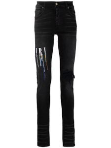 AMIRI jean skinny à logo brodé - Noir