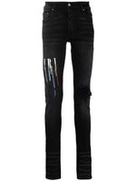 AMIRI jean skinny à logo brodé - Noir - thumbnail