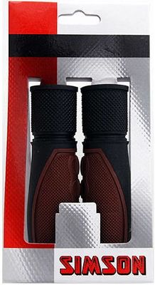 Simson handvat lifestyle donkerbruin-zwart, 92mm, universeel Simson handvat lifestyle donkerbruin-zwart, 92mm, universeel