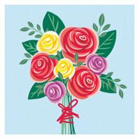 Ravensburger Creart schilderen op nummer - rozen boeket