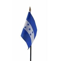 Honduras vlaggetje polyester   -