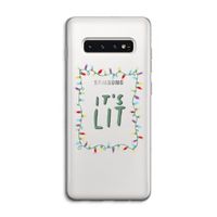 It's Lit: Samsung Galaxy S10 4G Transparant Hoesje