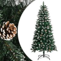 VidaXL Kunstkerstboom met standaard 120 cm PVC groen - thumbnail