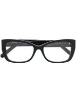Swarovski Eyewear lunettes de vue à monture papillon ornée de cristal - Noir