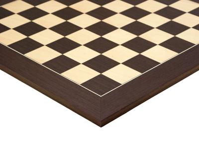 55 cm Wenge en Esdoorn Deluxe Schaakbord