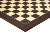 55 cm Wenge en Esdoorn Deluxe Schaakbord