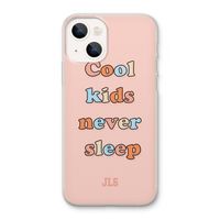 Cool Kids Never Sleep: iPhone 13 Transparant Hoesje