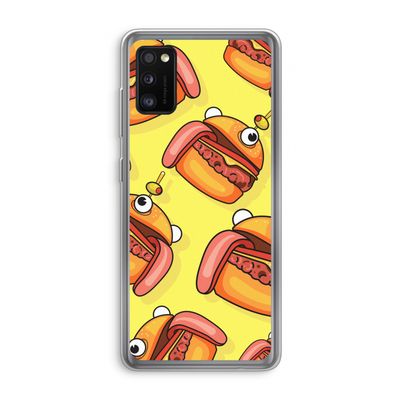 Hamburger: Samsung Galaxy A41 Transparant Hoesje