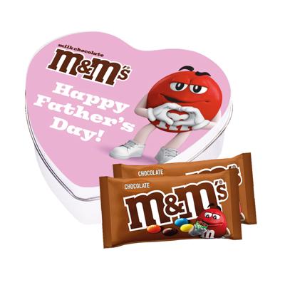 M&M's geschenkdoos hartje 'Happy Father's Day!' - choc - 90g